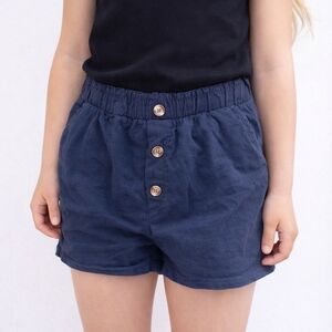 Wonder Nation High Waist Navy Shorts